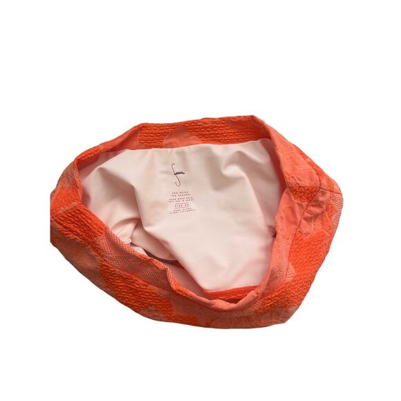 NEW Seea x Free People Chicama Surf Cap Sleeve Crop Top Coral Squeeze Size XS - Picture 8 of 11